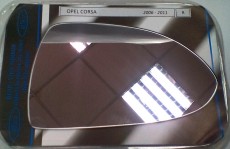 Стъкло за странично дясно огледало,за OPEL CORSA 06-11г.
Цена-12лв.